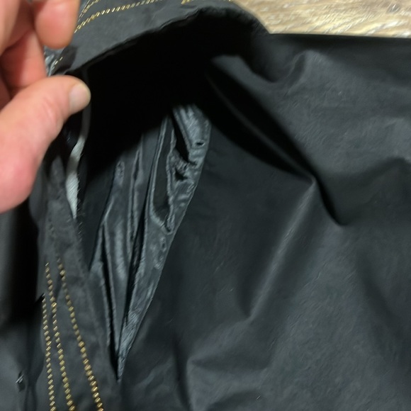 Vintage Unique Cotton Zaharoff Women's Double Breasted Black Jacket - Picture 5 of 6